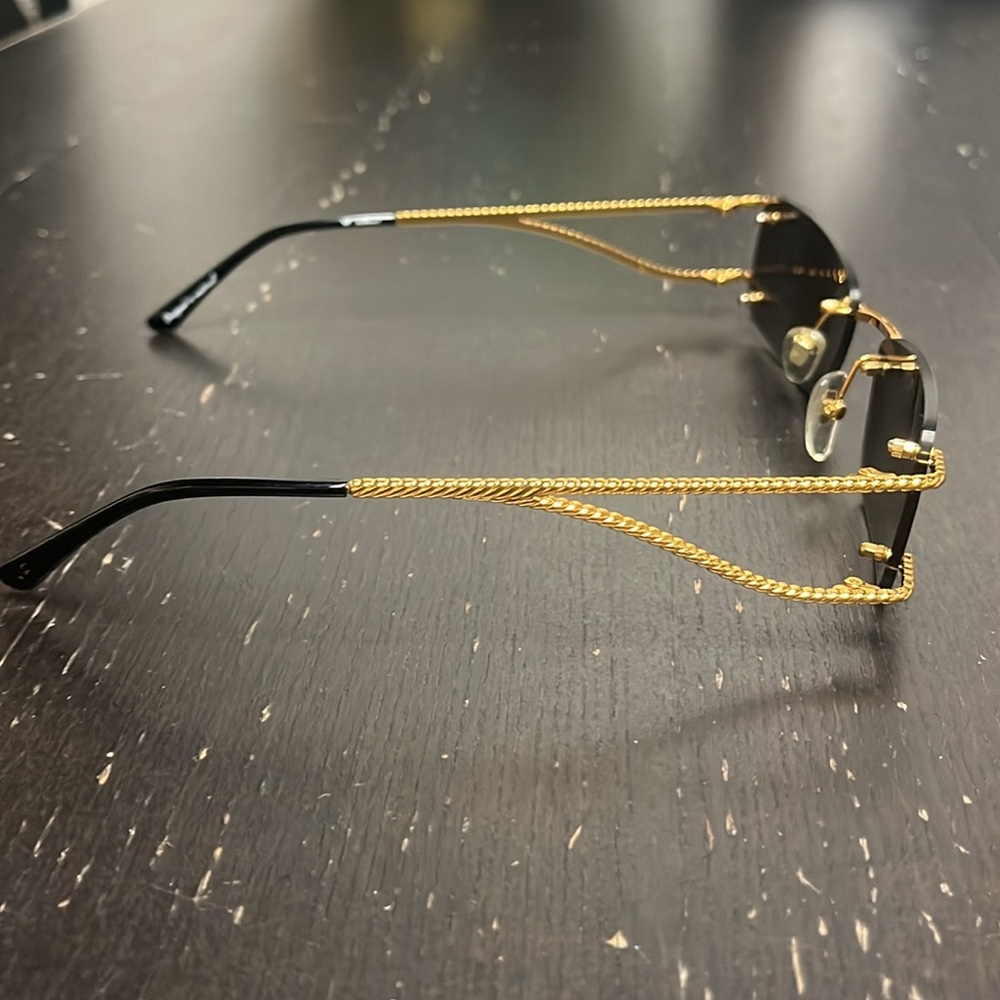 BAL HARBOUR DRILL MOUNT 24KT GOLD - Picture 8 of 11